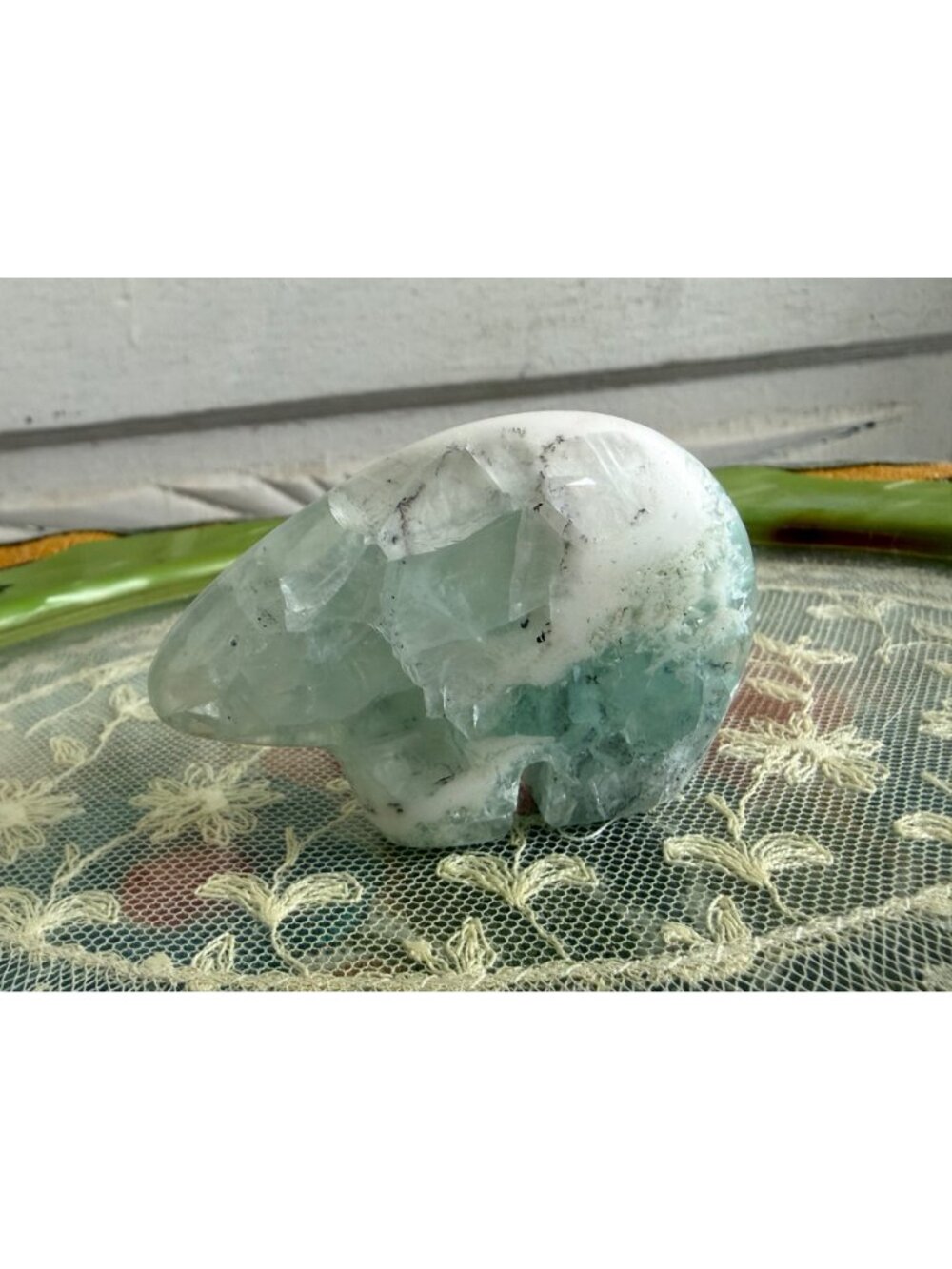 Vintage Green Flourite Southwestern Bear 2.5x2" - Picture 5 of 12